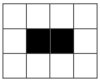 2 pixels noirs au centre